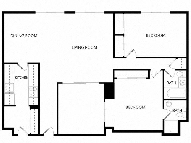 Capitol Towers Floorplans